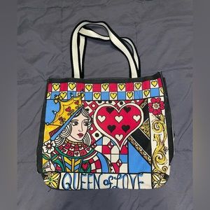 Brighton Queen of Love tote bag